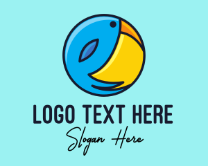 Round Toucan Sun Badge logo