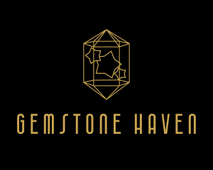 Luxurious  Star Gemstone  logo design