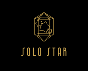 Luxurious  Star Gemstone  logo design