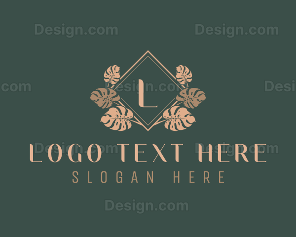 Elegant Leaf Ornamental Logo