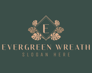 Elegant Leaf Ornamental logo design