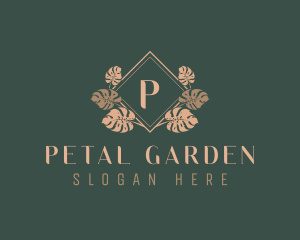 Elegant Leaf Ornamental logo design