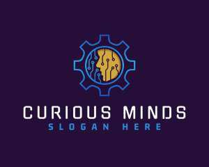 Robotic Human Mind  logo design