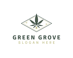 Cannabis Organic Farm logo design