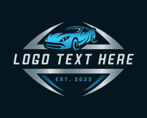 Sports Car Garage Logo