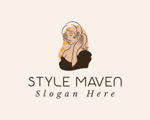 Woman Beauty Skincare logo design