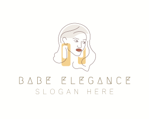 Elegant Woman Beauty logo design