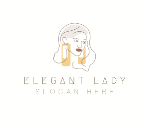 Elegant Woman Beauty logo design