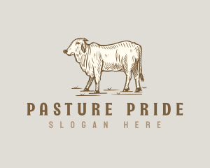 Cow Beef Livestock logo