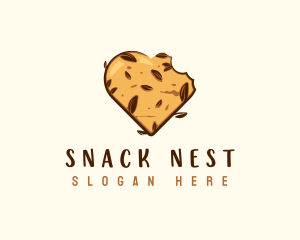 Heart Cookie Patisserie logo design