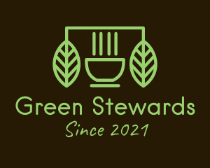 Green Organic Coffeehouse logo design