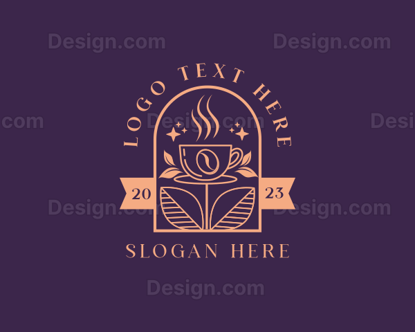 Organic Coffee Bean Logo