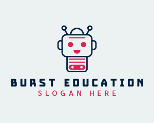 Educational Robot App logo design