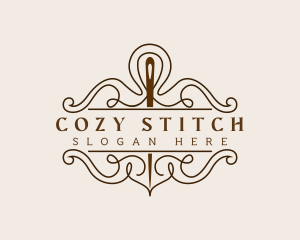 Sewing Needle Tailor logo design