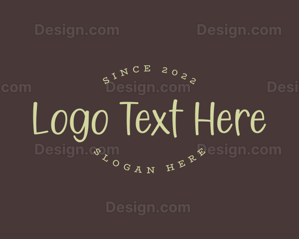 Fun Handwritten Wordmark Logo