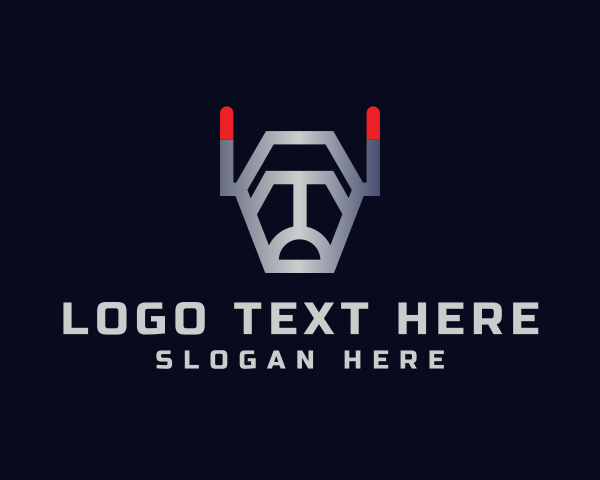 Robotic logo example 2