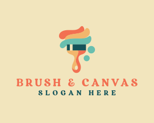 Paint Brush Handyman Painter logo