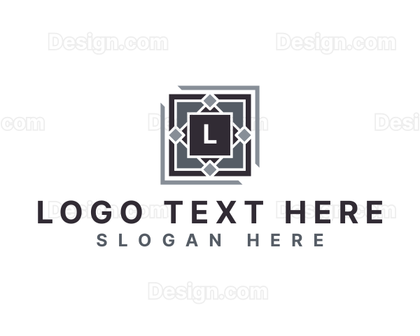 Flooring Tile Decor Logo