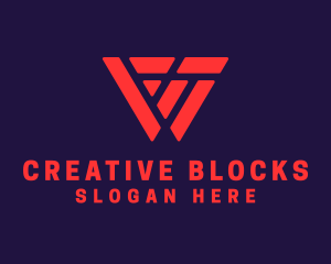 Gaming Blocks Letter VW logo