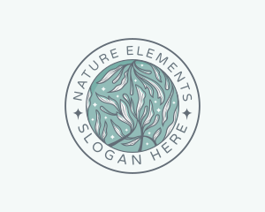 Floral Leaves Nature logo design