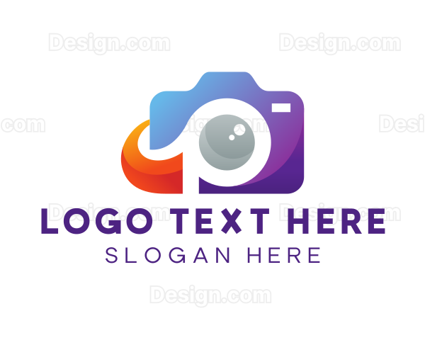 Colorful Photography Camera Logo