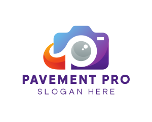 Colorful Photography Camera logo design