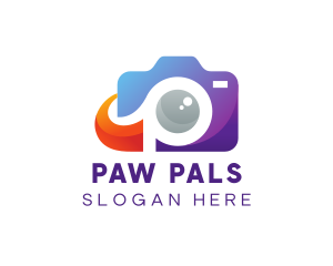 Colorful Photography Camera logo design