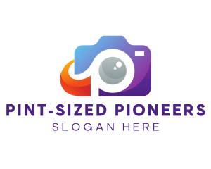 Colorful Photography Camera logo design