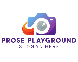 Colorful Photography Camera logo design