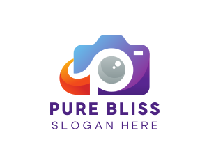 Colorful Photography Camera logo design