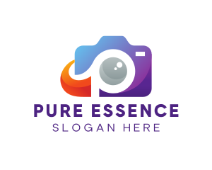 Colorful Photography Camera logo design