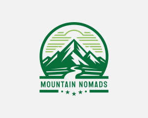 Mountain Valley River logo design