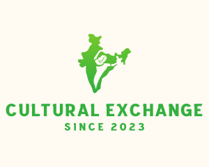 Female Indian Culture logo