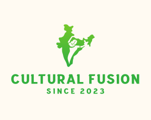 Female Indian Culture logo design