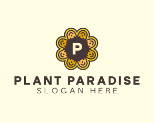 Flower Plant Garden logo design