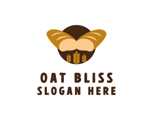 Wheat Bread Loaf Bakery logo design