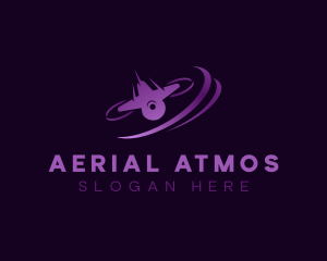 Aerial Drone Racing logo design