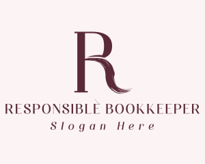 Fashion Boutique Letter R  logo design