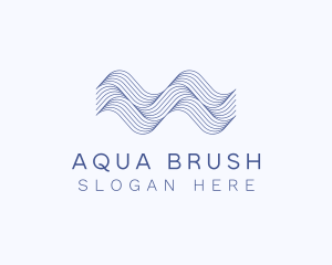 Water Ocean Waves logo design