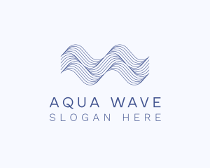 Water Ocean Waves logo design