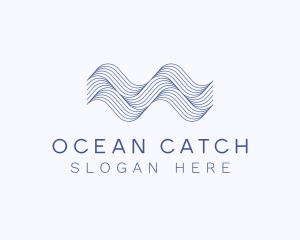 Water Ocean Waves logo design