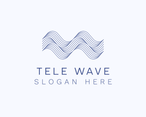 Water Ocean Waves logo design