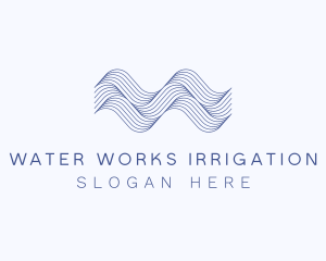 Water Ocean Waves logo design