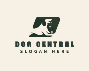 Dog Training Leash logo design