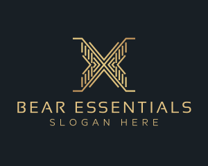 Luxury Premium Firm Letter X logo design