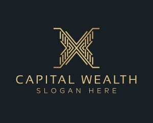 Luxury Premium Firm Letter X logo