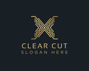 Luxury Premium Firm Letter X logo design