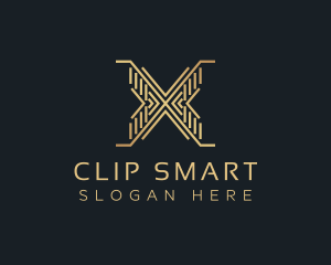 Luxury Premium Firm Letter X logo design