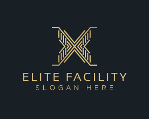 Luxury Premium Firm Letter X logo design