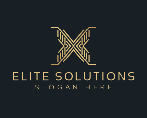Luxury Premium Firm Letter X logo